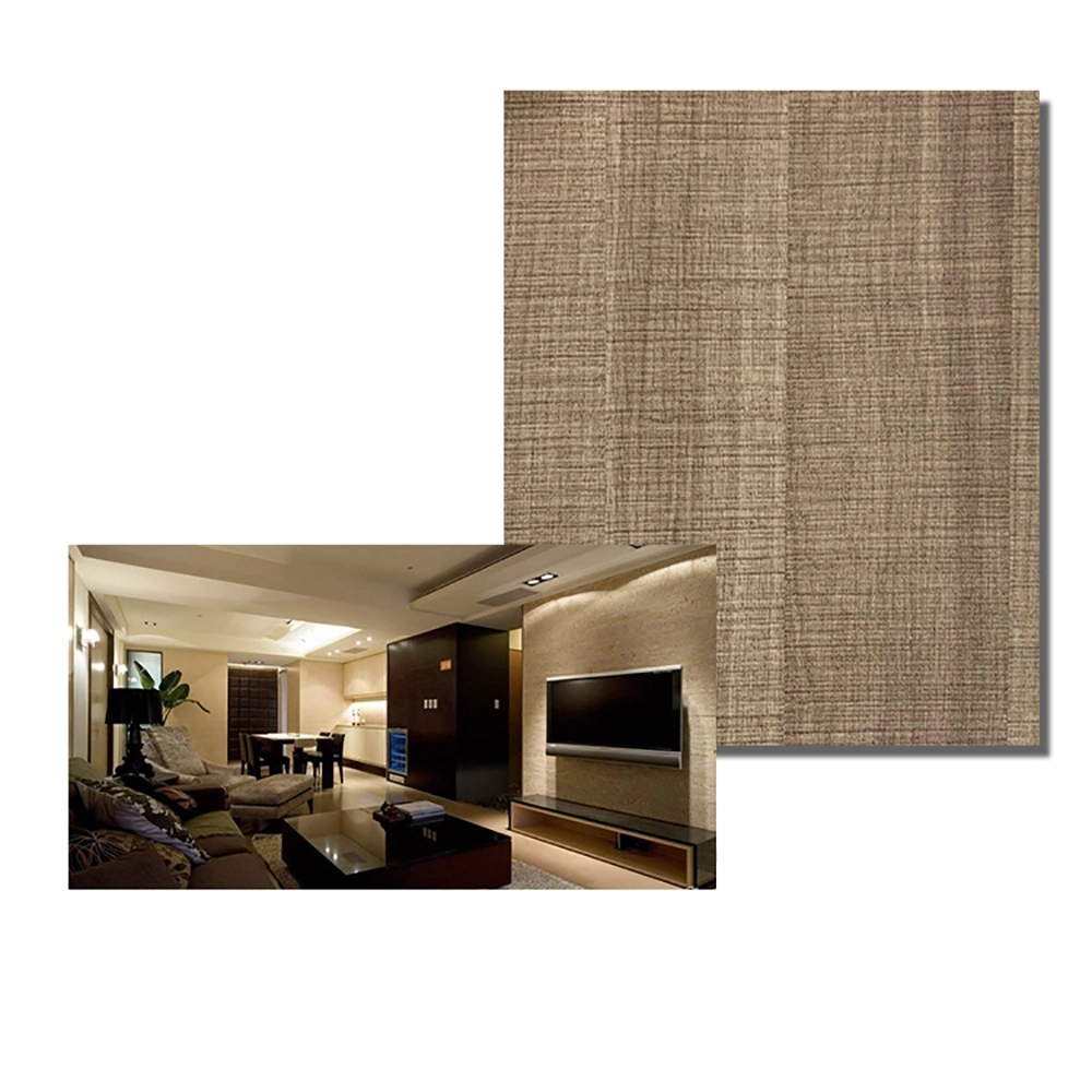 White Oak Wood Grain Film Laminating Metal Steel Sheet for Cabinet Door Decoration