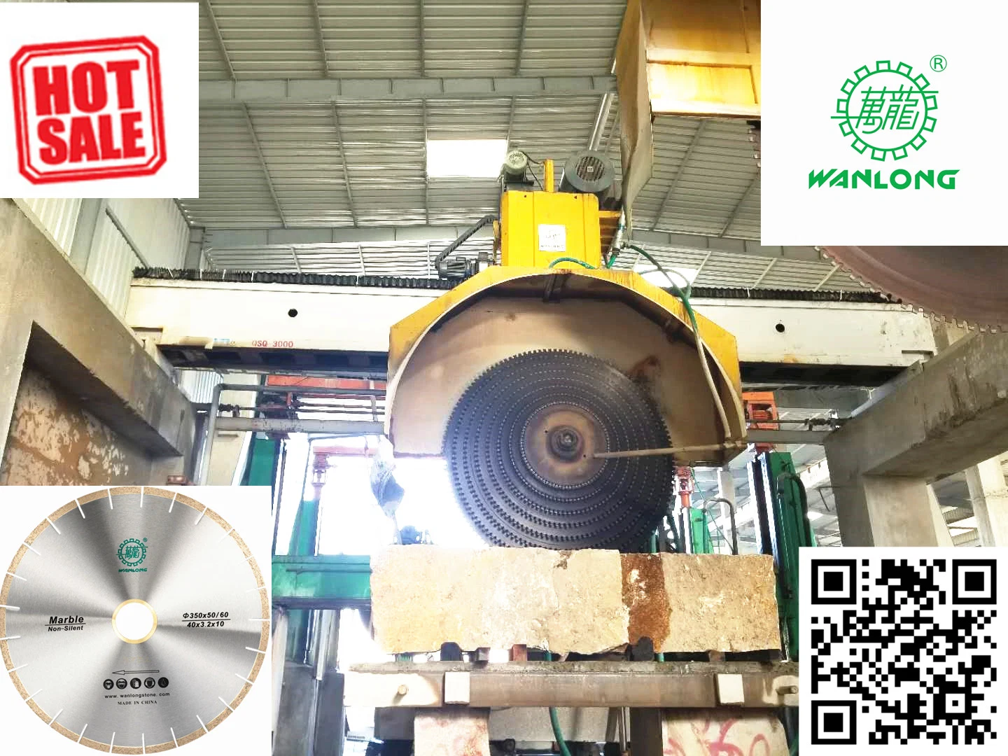 Fully Automatic Multi Blade Cutting Machine for Granite Sandstone