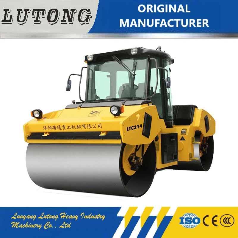 Lylt High Efficiency 14-Ton Hydraulic Double Drum Road Roller for Construction