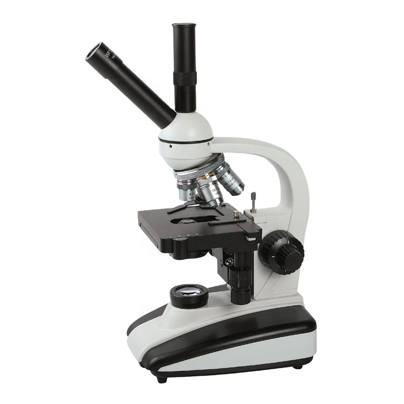 Cabezal dual de 1000x mono microscopio para la Educación Laboratorio de Investigación