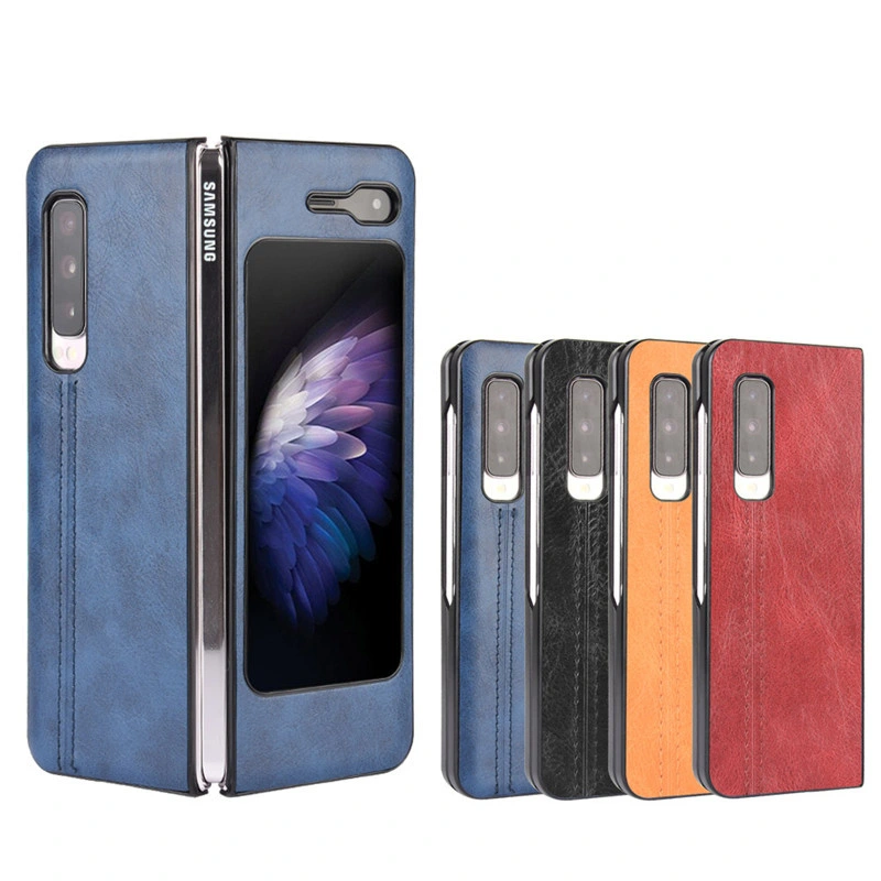 Cowhide Texture Leather Phone Case Flip Covers for Samsung Z Fold 2 4G 5g W20