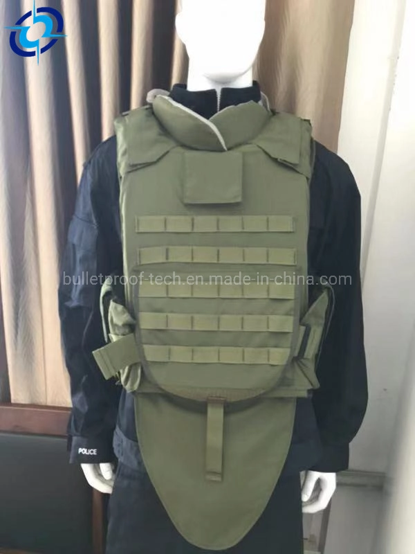 Aramid Material Full Protection Tactical Ballistic Bulletproof Vest for Army