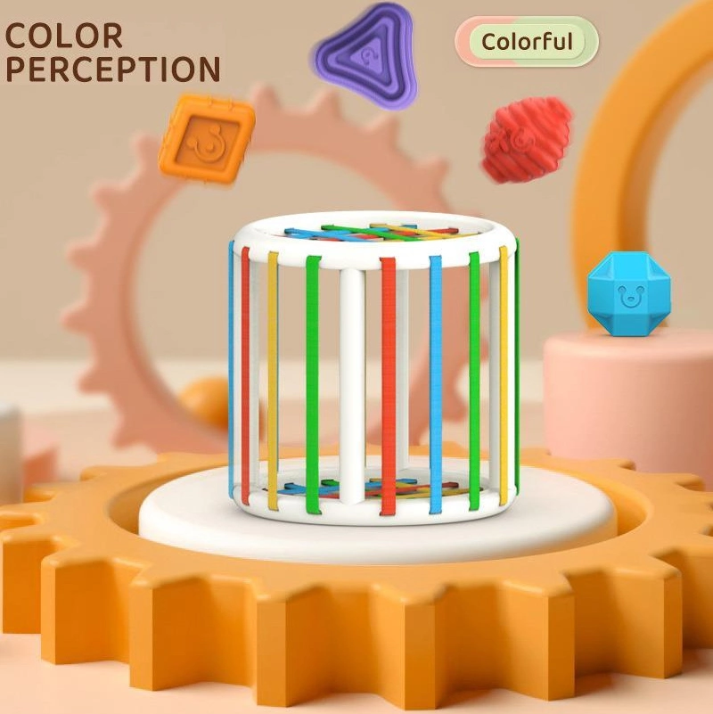 Colorful Blocks Sorting Game Baby Montessori Learning Intellectual Educational Toys for Children Gifts