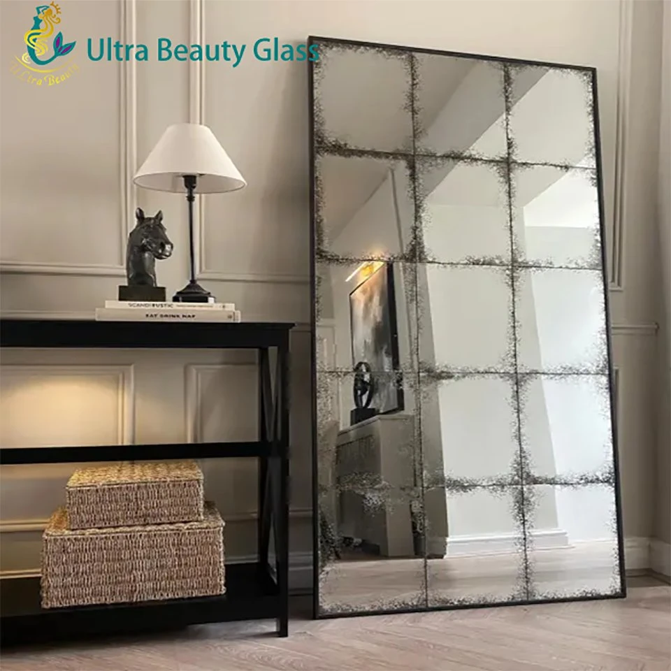 Original Factory Wholesale/Supplier Price Modern Decorative High quality/High cost performance  Full-Length Mirror Antique Gold Silver Copper Large Shape Wall Mirror for Bathroom and Kitchen