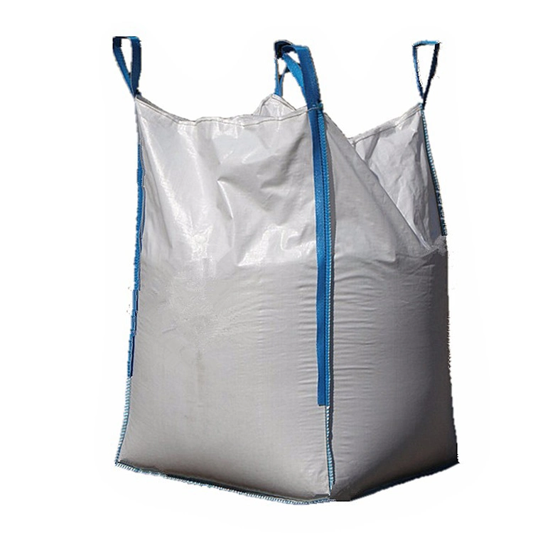 1000kg 1200kg Super Sack Blanco Color PP tejido FIBC Jumbo Bolsas grandes a granel para la venta alimento de pescado de cerdo de pollo de fertilizante Guarnición de maíz de grano de la comida