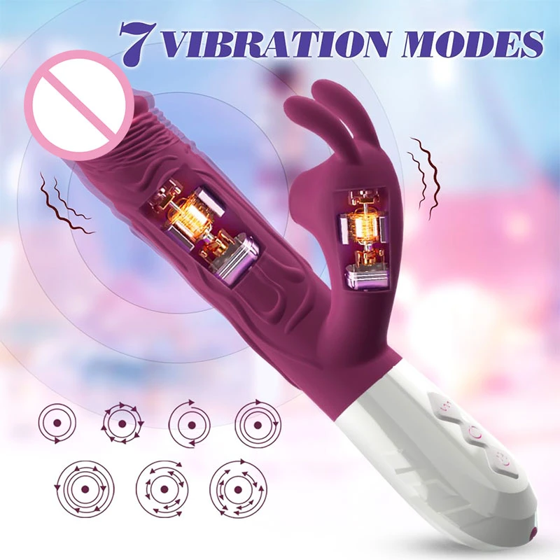 7 Strong Vibration Modes and Heating Functions G-Spot Vibrator