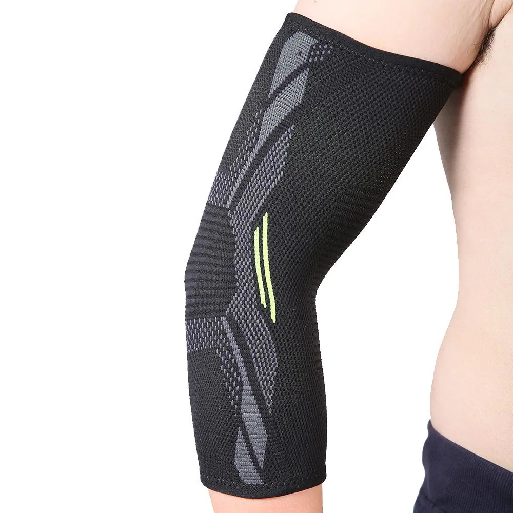 Coderas para tendinitis y codo de tenis con almohadilla de gel Mangas para brazos para mujeres y hombres