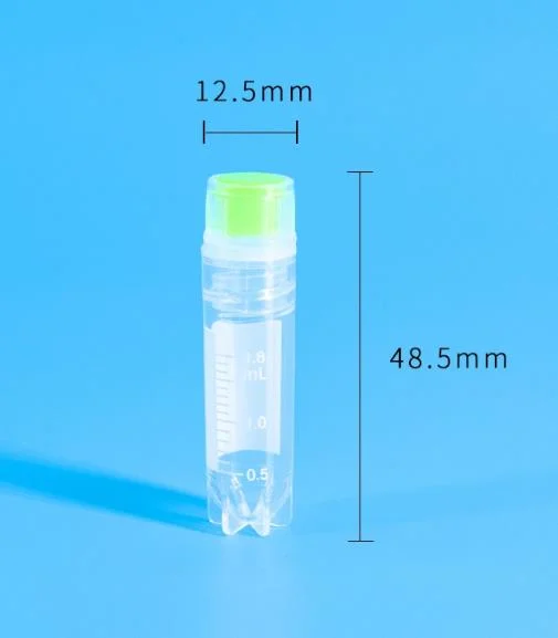 Laboratory Disposable Plastic Freezing Cryogenic Cryo Cryovial Tube