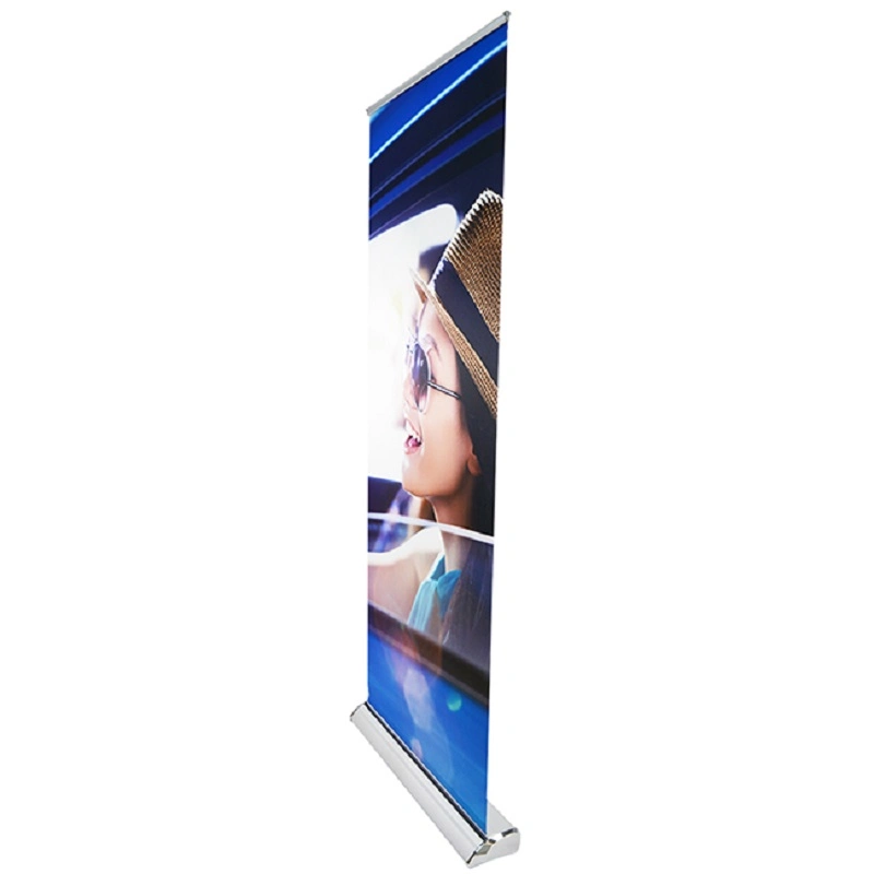 Papel publicitario personalizado Roll up Banner impresión vertical Display Stand