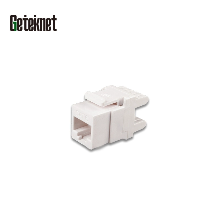 Gcabling Cable Listed 25-Pack in White and Punch-Down Stand Network RJ45 Audio RJ45 10PCS /Box Keystone Keystone