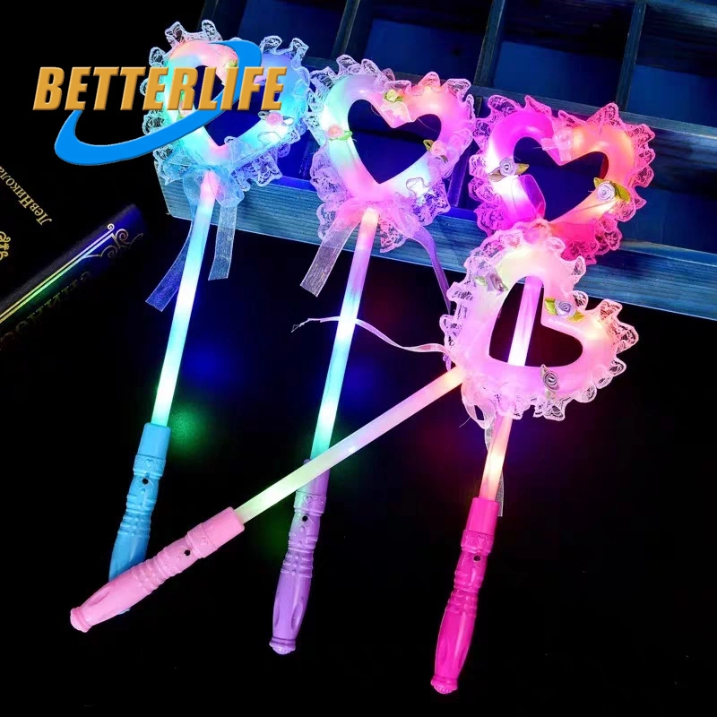 Factory Wholesale/Supplier up Foam Cotton White Figure Logo Makeup Clips Candy Glowing Color Sponge Glitter Kids Gift for KTV Bar Concert Party LED Glow Lights Stick