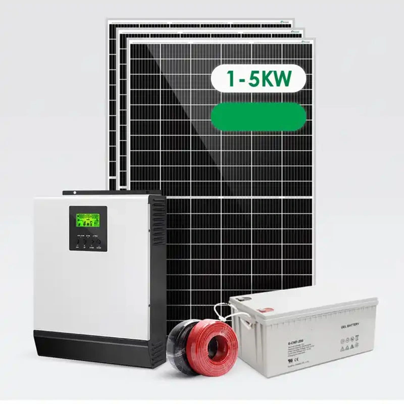 off Grid Solar System 3kw 5kw 10kw Home Solar Panel Kit 10kw 10 Kw Solar Power System for Prefab Houses