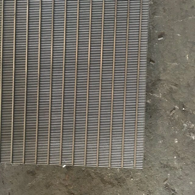 0.5mm Slot Stainless Steel Flat Wedge Wire Screen