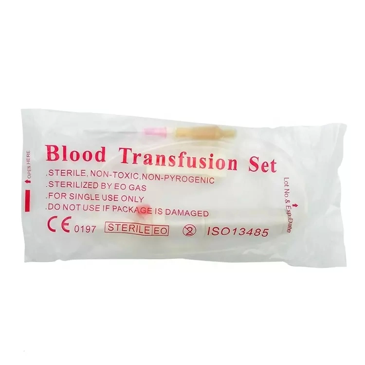 Desechables, equipo de infusión Dispositivo de transfusión de sangre