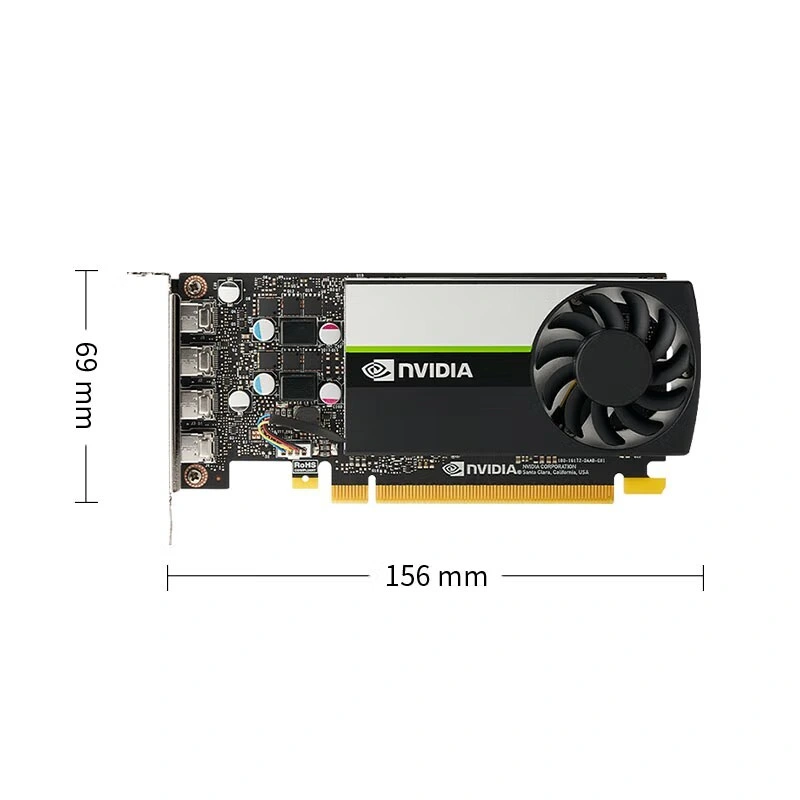 Placa gráfica de embalagem industrial de visualização profissional NVIDIA Quadro T400 4G