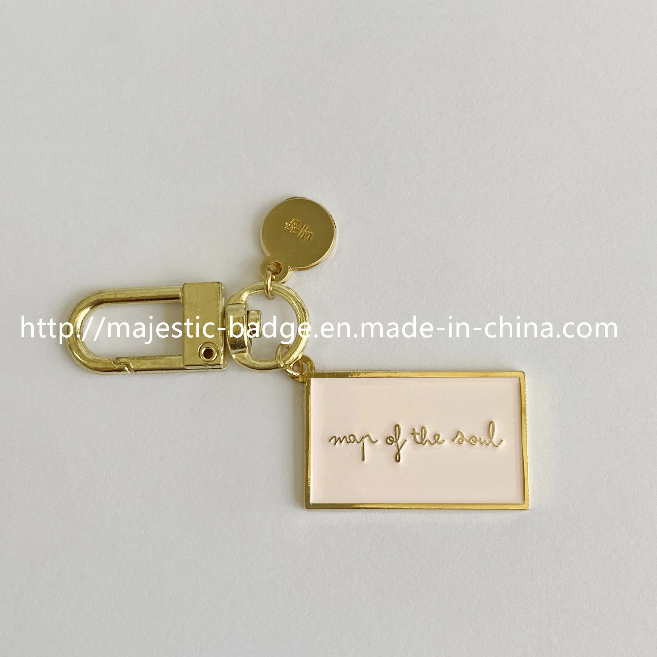 Custom Gold Plating Soft Enamel Keyring