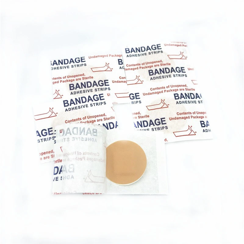 First Aid Bandage Breathable Adhesive Band-Aid Wound 22mm Round Plaster