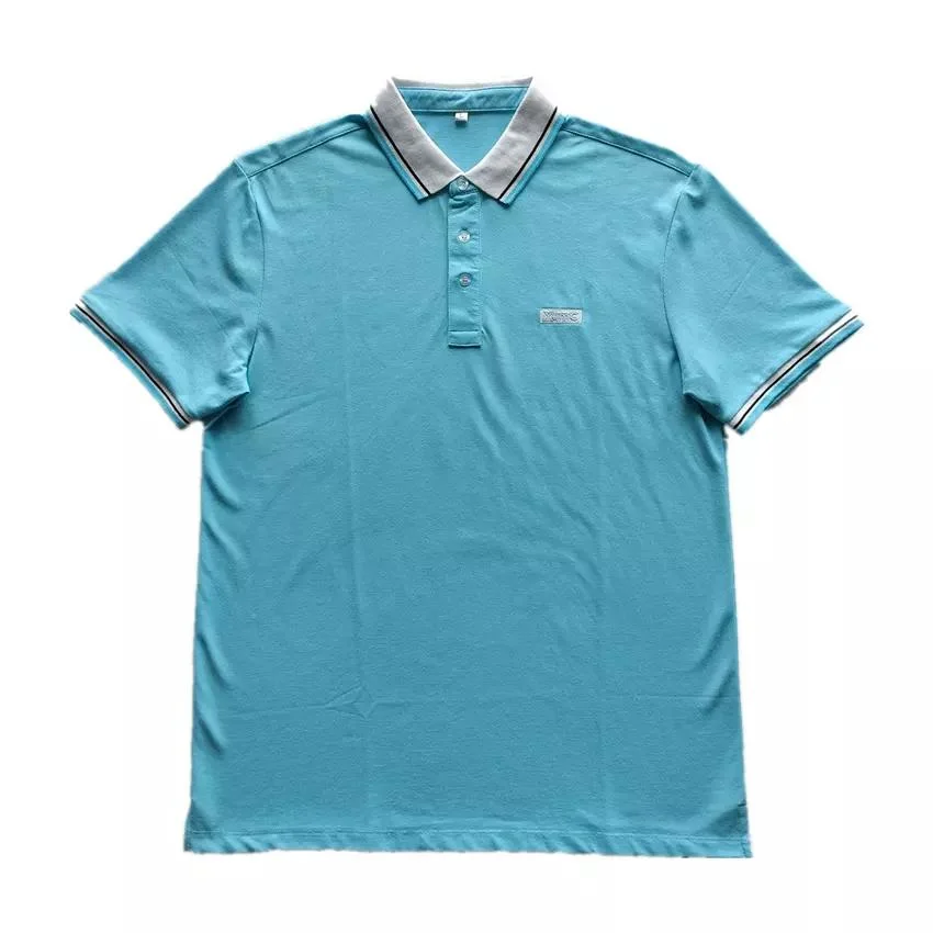 Polo Custom para homem com camisolas coloridas de algodão pique para homem Vestuário de trabalho de manga curta para homem