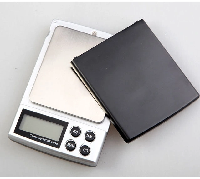 Mini Weighing 0.01 High Accuraccy Digital Electronic Weighing Pocket Scale with Stainless Steel Platform