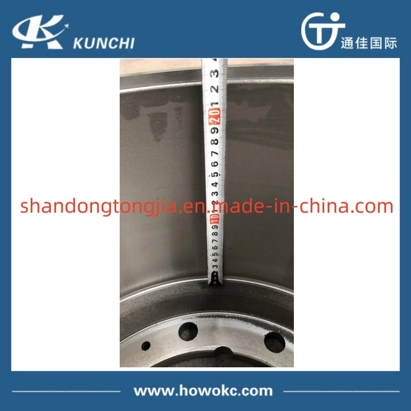 HOWO (A7) /Chenglong Chassis Parts Brake Drum, Wg9231342006 (WG9231453016, JY35STR-02075) , Sinotruk/HOWO/Shacman /FAW/Foton/Dongfeng Spare Parts