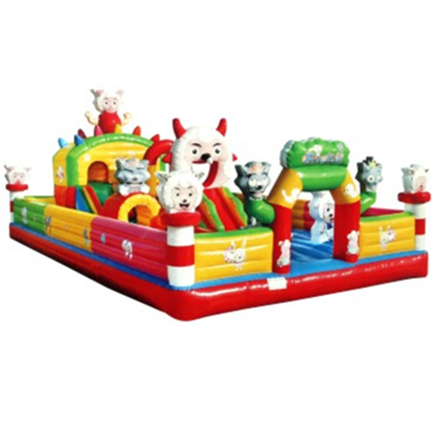 Children&prime; S Inflatable Castle Amusement Park Equipment Slide Trampoline Toy 15CB