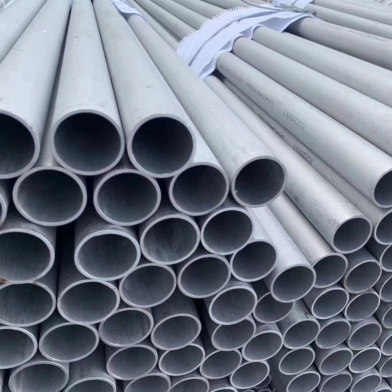 ASTM DIN En JIS ISO SGS 317L 316 316L Customized Drawing Sandblasting Titanium Plating Etching Anti Fingerprint Seamless Pipe Stainless Steel Pipe