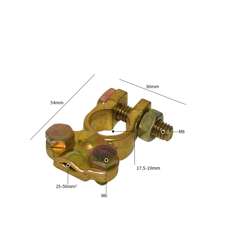 Universal Brass Battery Terminal Clamp for Auto Car