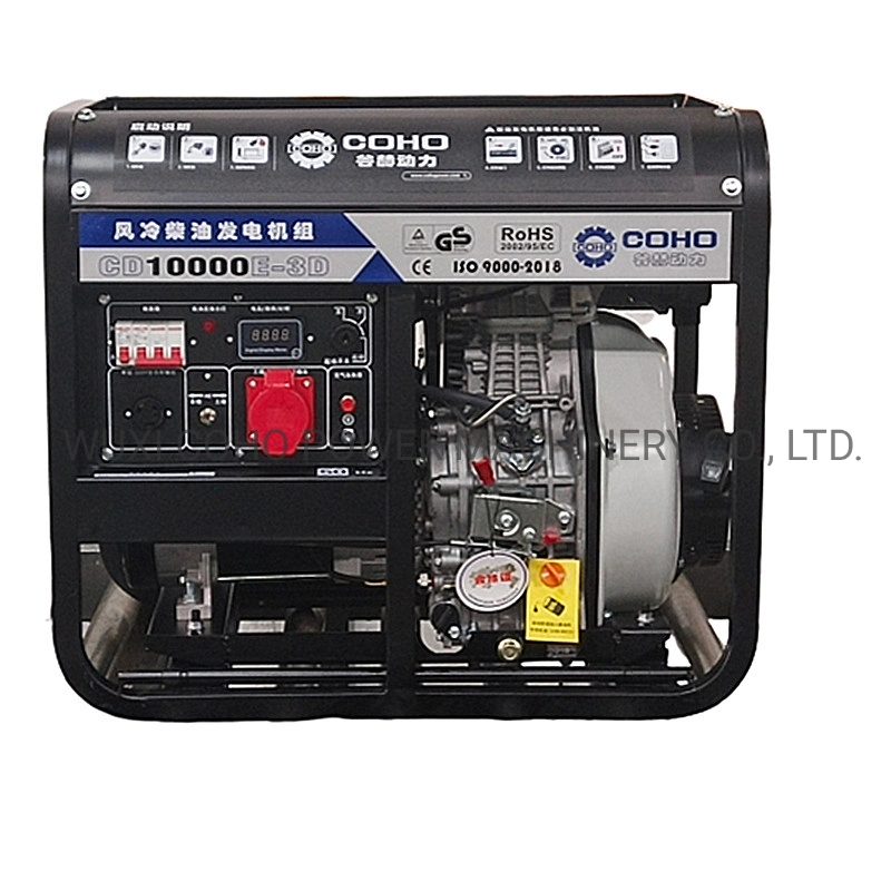 3 Phase One Cylinder Open Frame 8kVA Industrial Diesel Generator