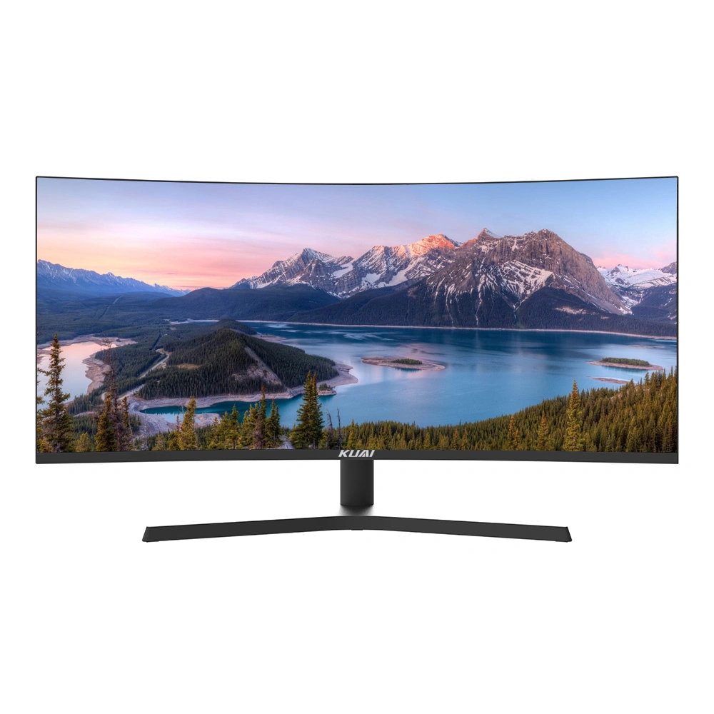 34 Inch Qhd Ultrawide Curved Gaming Monitor with 1ms Response Time and 165Hz Refresh Rate Zeroframe Lifting and Rotatable Stand 4K Monitor