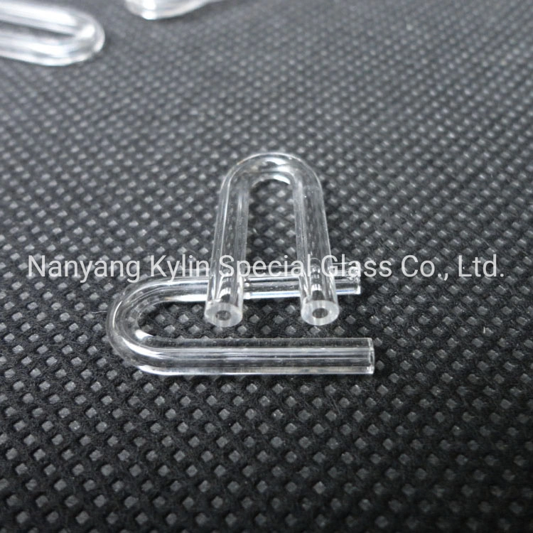 C Shape Helical Spiral Thermocouple Quartz Glass Coil for Heater