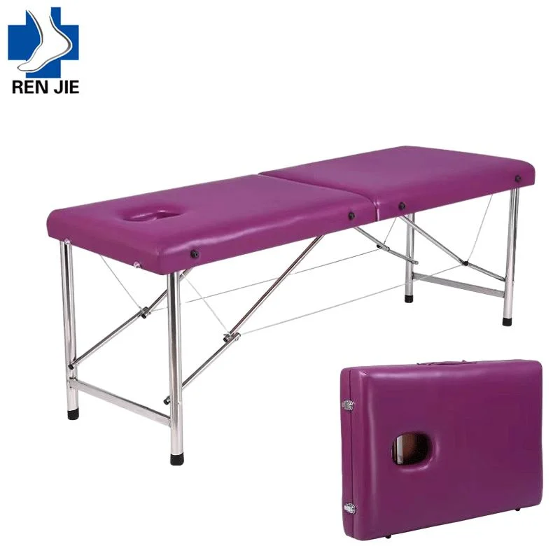 Beauté SPA Portable Table de massage thaïlandais de pliage de Traire