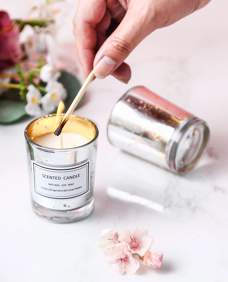 Flowers Aromatherapy Candles Soy Wax Personalized Luxury Scented Candle