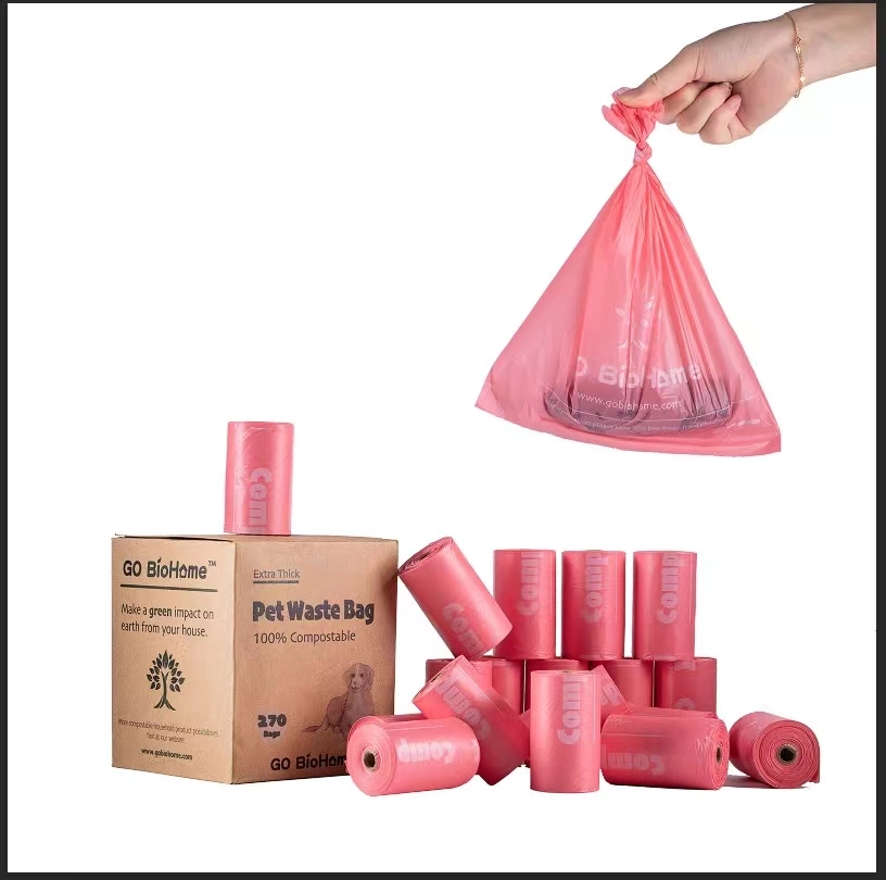 Fashion Design Pet Pick-up Compostable and Biodegradable Poop Bag Dog Waste Bag