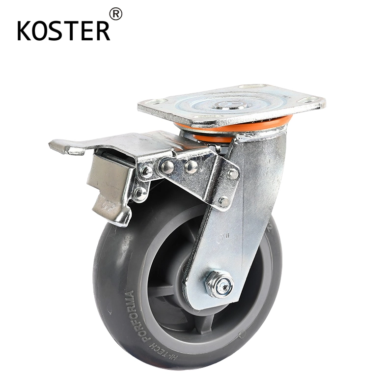 High Temperature TPR Casters Industrial Trolley Scaffold Caster Wheels