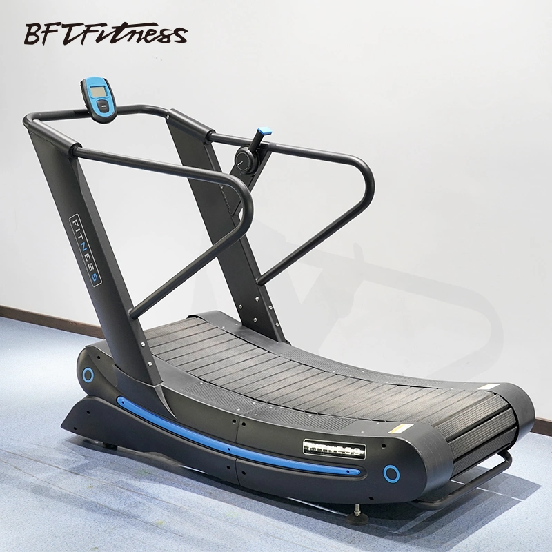 Fitness comerciales de uso doméstico gimnasio caminadora eléctrica Body building ejercicio plegado de la máquina de correr motorizada Non-Motorised Equipamiento deportivo, Manual de la curva de cinta para correr