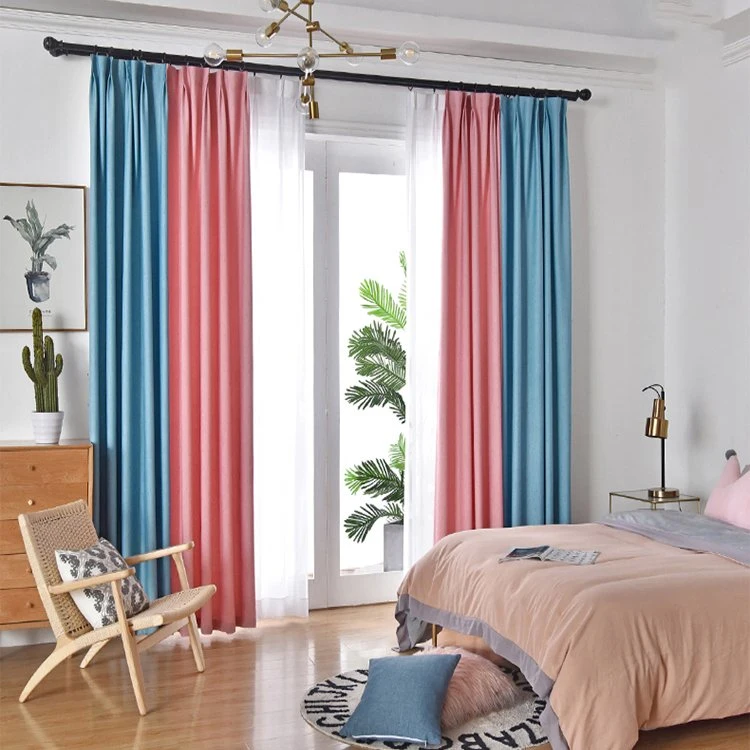 High quality/High cost performance  Hotel Wholesale/Supplier Curtains Decorative Polyester Modern Window Hospital Curtain Cotton Fabric