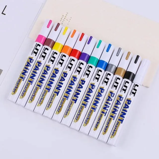 OEM Multifuction Metal Nib Fineliner Acrylic Paint Marker Pen for Industry