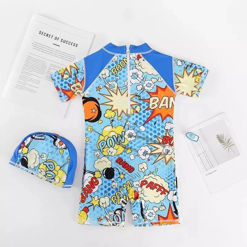 Wimwear & Beachwear for Boys Quick Drying One Piece Kids Children Swimwear