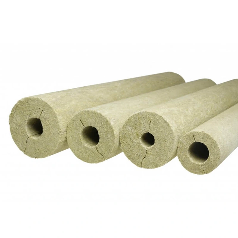 Thermische Isolierung Basalt Faser Rock Wolle Rock Wool Pipe