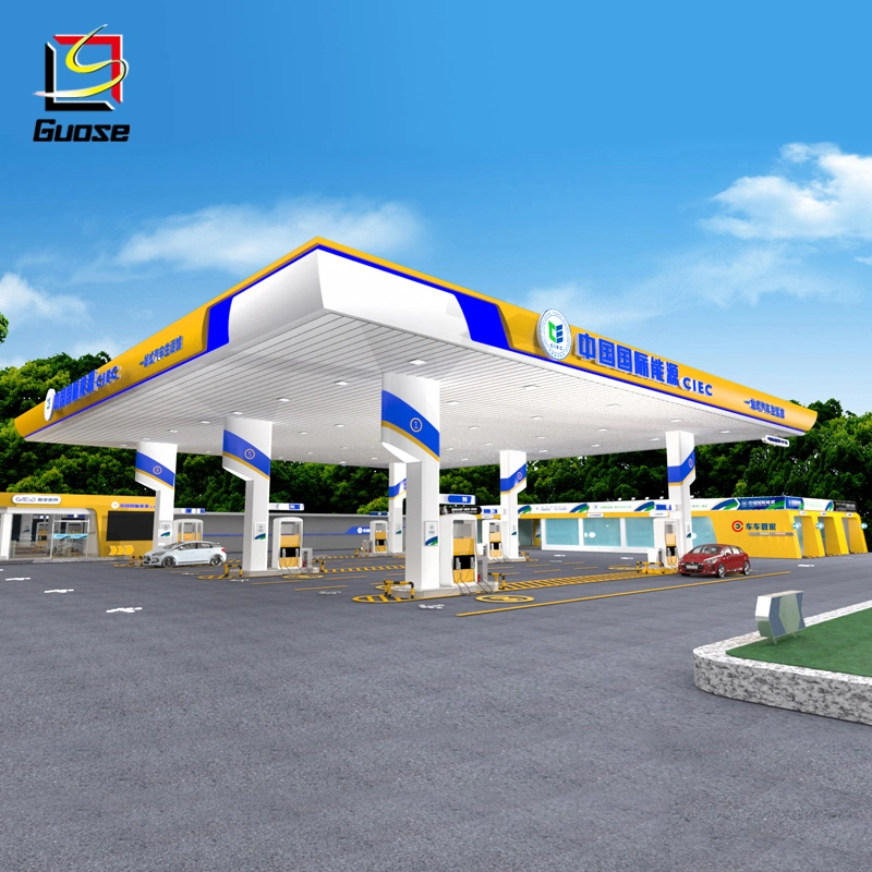 Guose Outdoor Gas Station Advertising Petrol Station Equipment