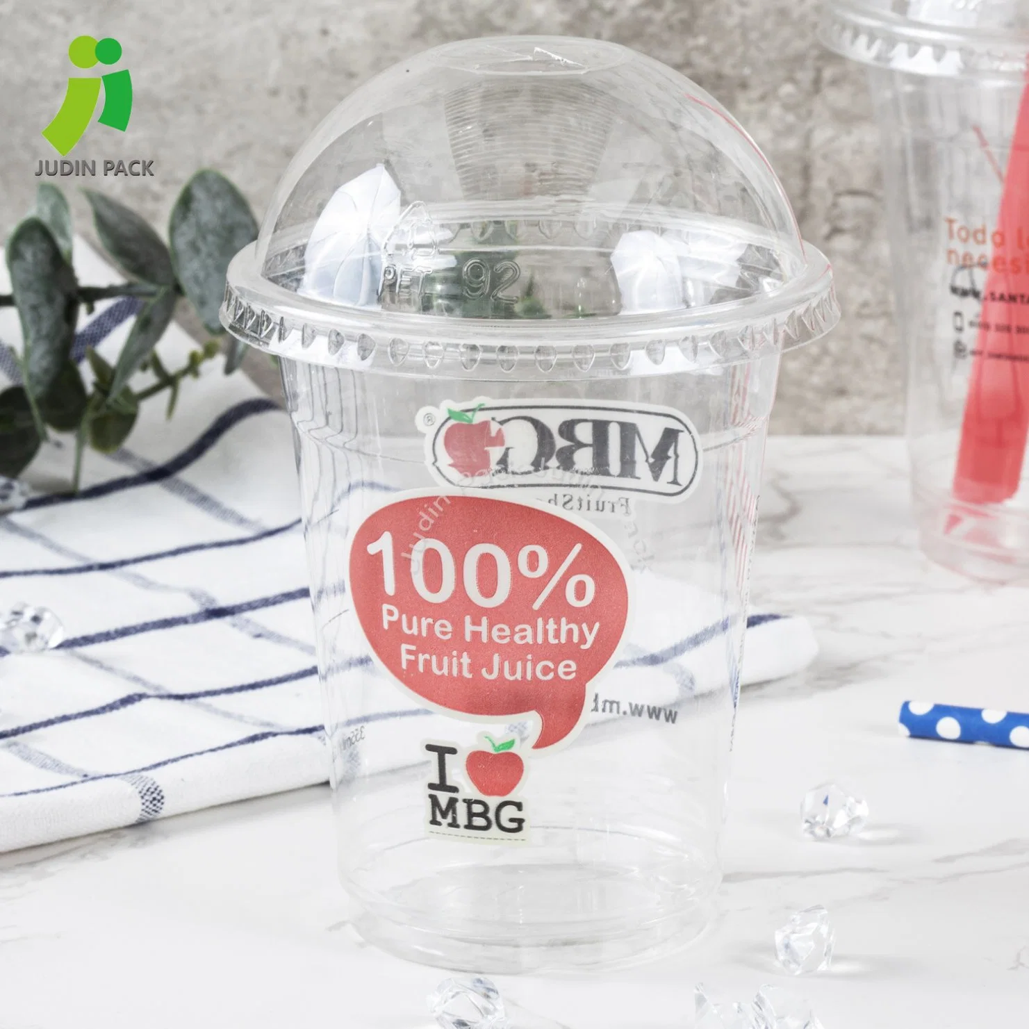 High quality/High cost performance Disposable Cold Hot Drink Plastic Cups 500ml/700ml Transparent Milk Tea Coffee Juice Packaging Cup with Lid