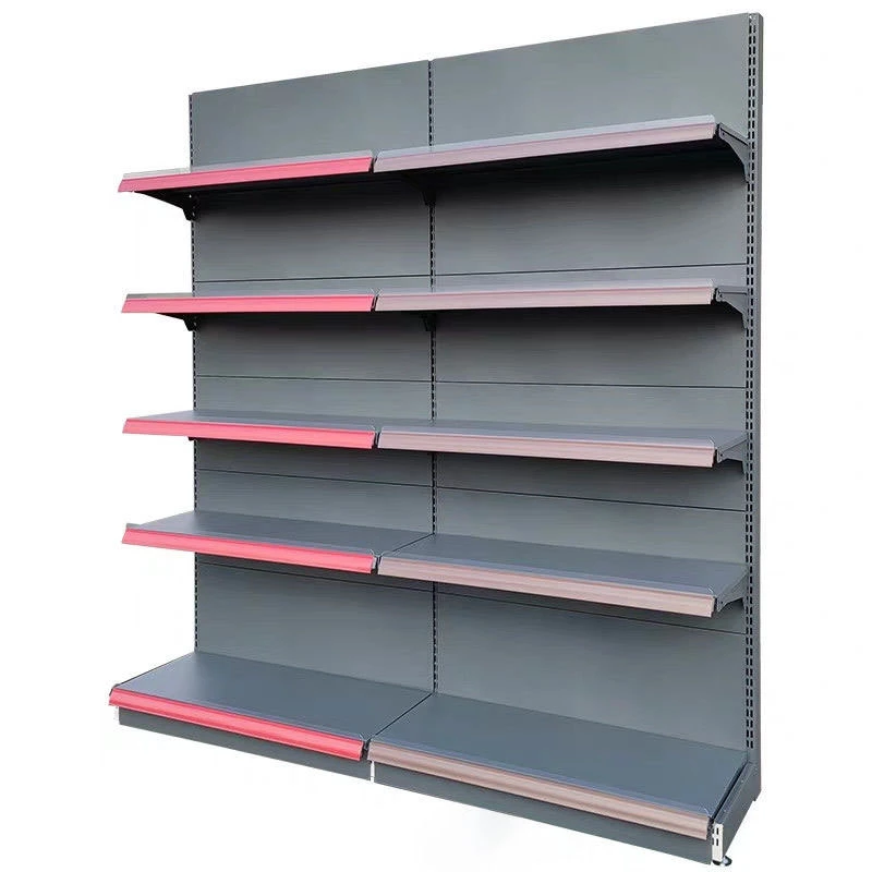 Multi-Layers Grocery Shelving Units Supermarket Gondola Shelves