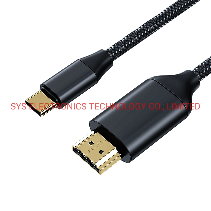 Совместимость с преобразователем типа C - HDMI 4K 60 Гц USB C. К адаптеру HDMI для MacBook PRO Air iPad PRO Pixelbook XPS Galaxy