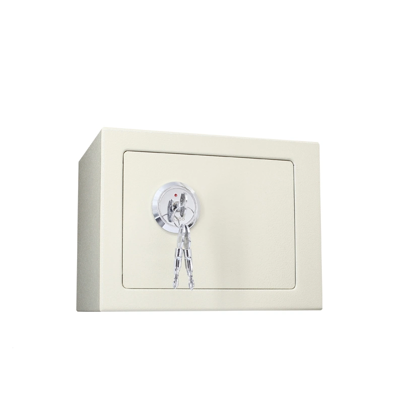 صندوق آمن منزلي مع إرساء في الحائط 3 مفاتيح لجواز مجوهرات إيداع أموال مسدس