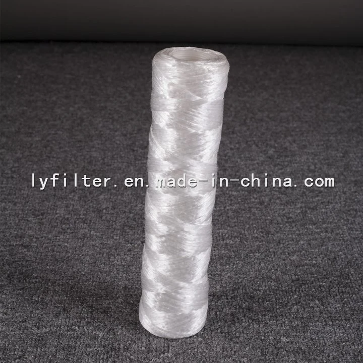 10 Inch PP Cotton String Wound Filter Cartridge with Plastic Core for Water Purification