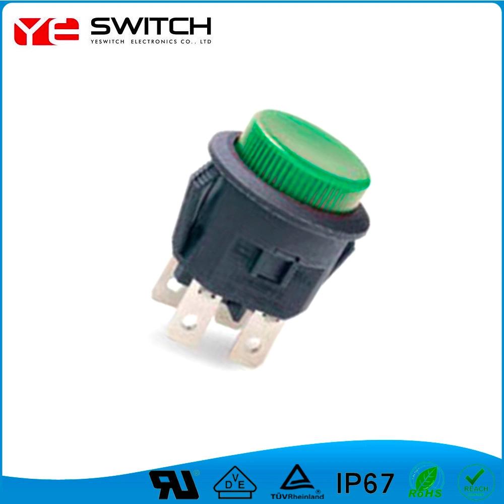 PCB Illuminated Power Tact Push Button Switch for Sale