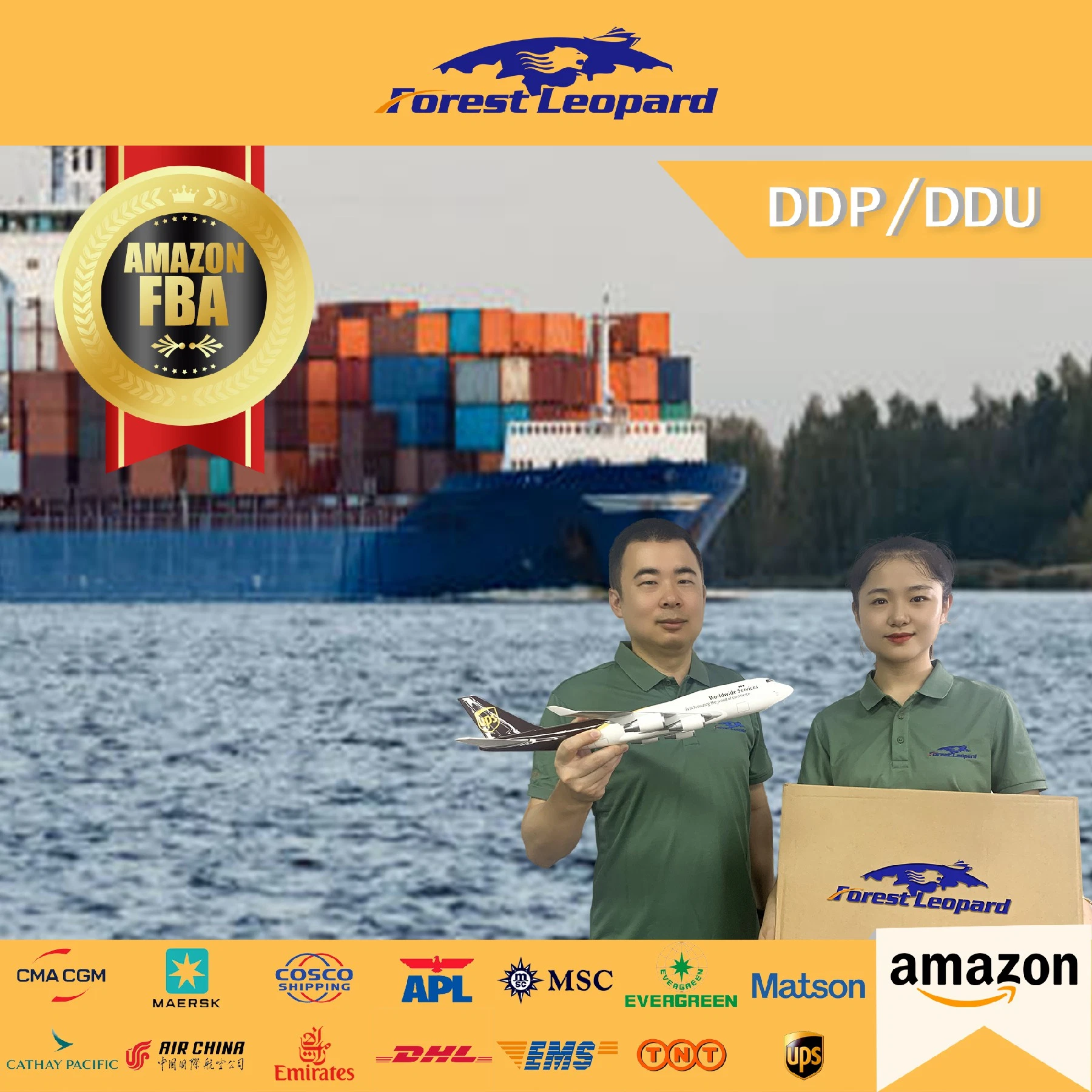 Amazon Fba Shipping Sea Freight Forwarder From China to Australia Shipping to Amazon USA