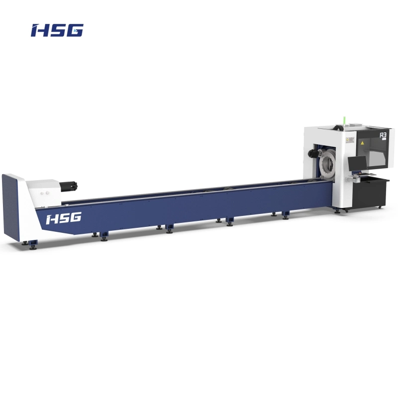 3000W CNC Fiber Laser Cutting Machine for 20/50/100/200mm Iron/Steel/Aluminum Tube