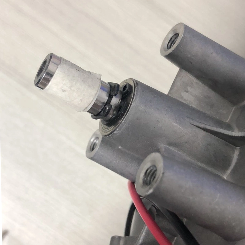 Bajo ruido de alta potencia de 12V 24V DC Motor Silla de ruedas eléctrica de la caja del gusano