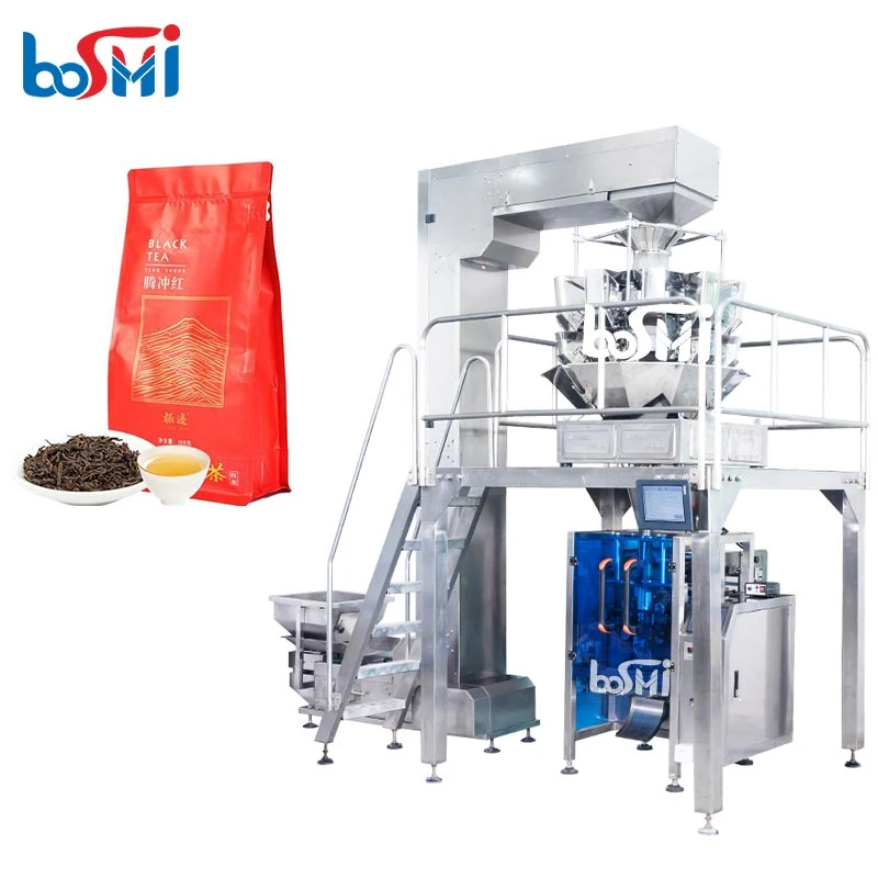 Multiheads Weigher Health Plant Extract Organic Green Tea Black Tea Slimming Tea Bag with String and Tag Packaging Machinery/Packing Machinery/Packaging Machine